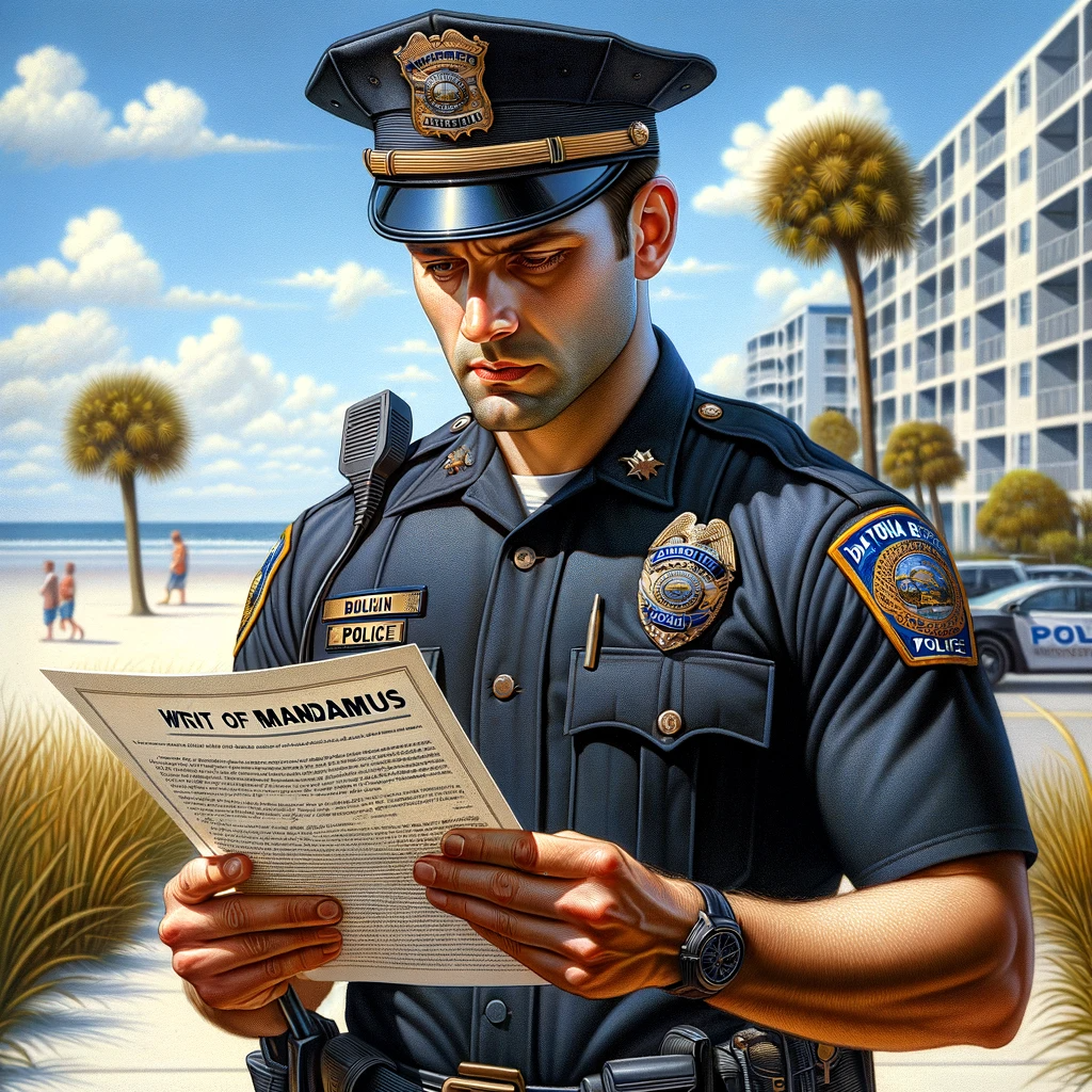 Daytona Beach Shores Cops – Writ of Mandamus