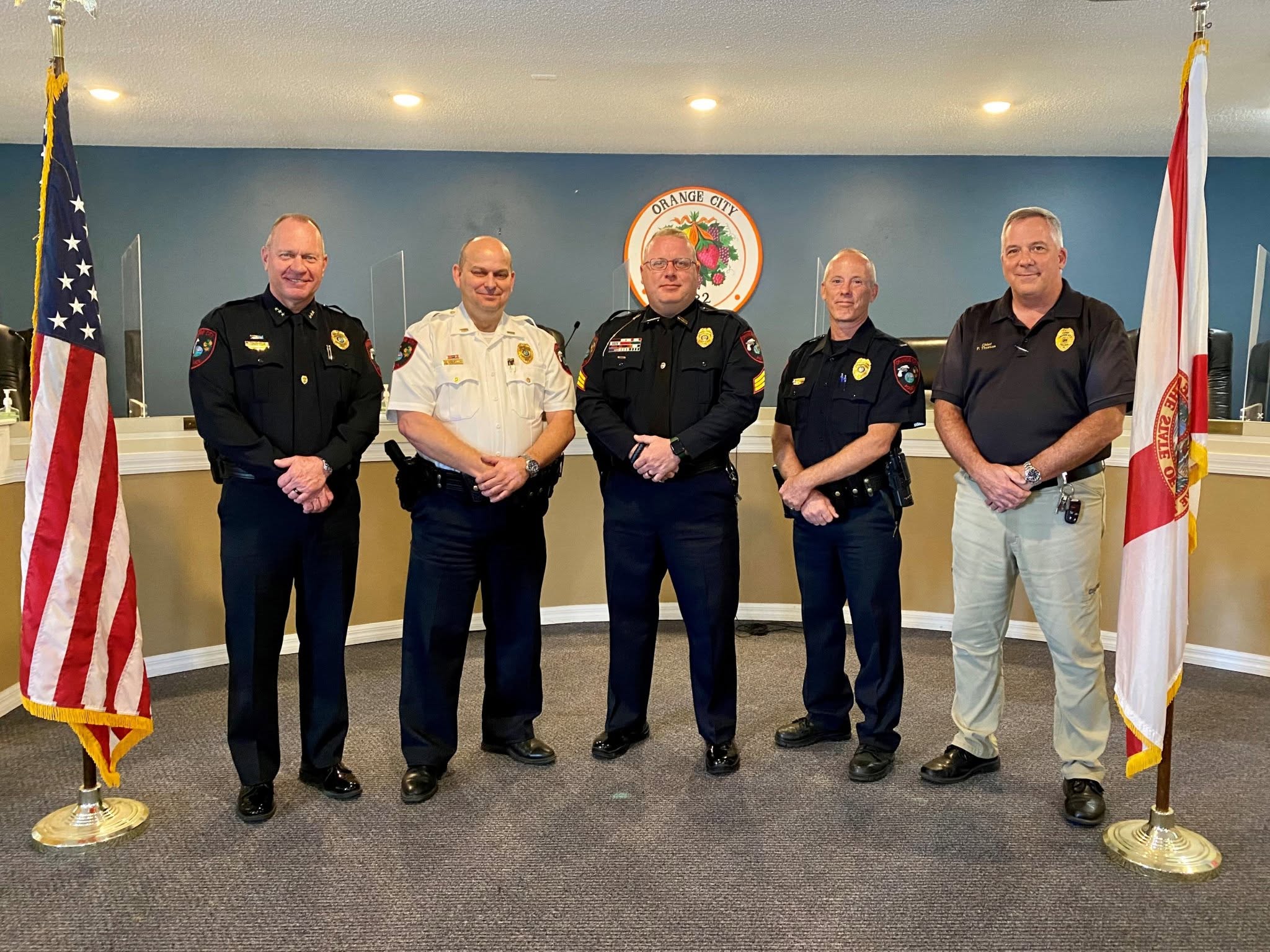 Orange City Police promotion ceremony for Sergeant Brian Kibbe