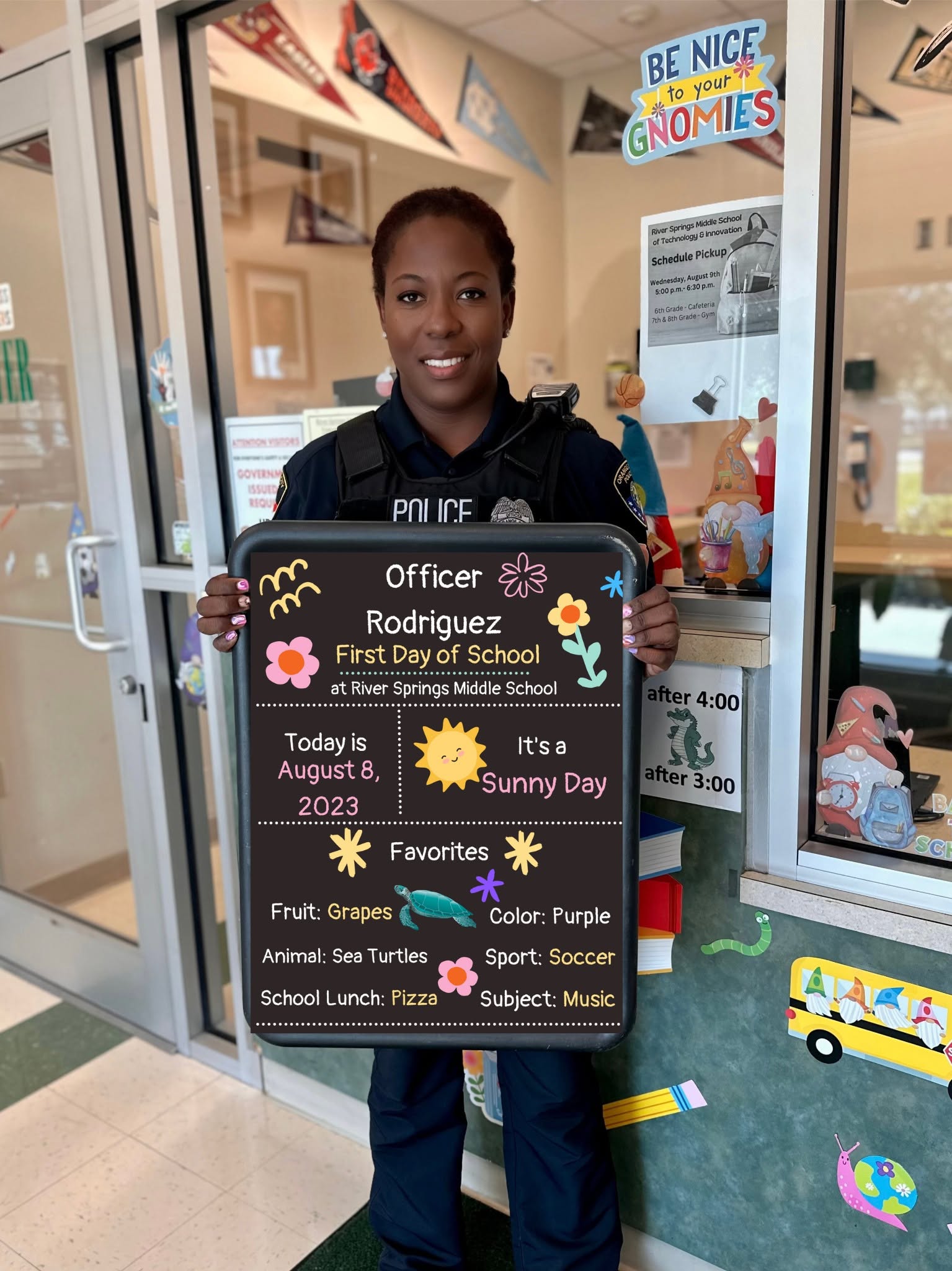 Orange City Police Officer Jamaila Rodriguez