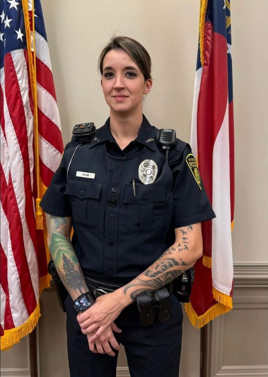 Maressa D. Klein in a Vidalia Police Department portrait